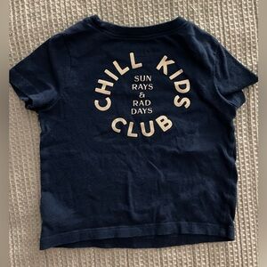 Old Navy ‘chill kids club’ Baby T-Shirt. Size 18-24M